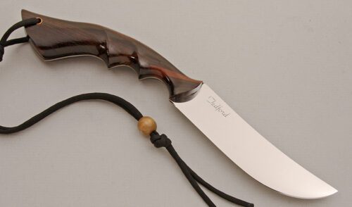 Steven Tedford Phoenix Hunter with Cocobolo Wood Scales handle material - Obverse Side - Item #KLC14232
