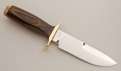 Smith & Wesson 6030 Survival Knife with Wessonwood Handle handle material - Obverse Side - Item #KLC14238