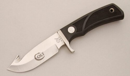 Colt Knives CT6 Skinner with Rubber Handle handle material - Obverse Side - Item #KLC14241