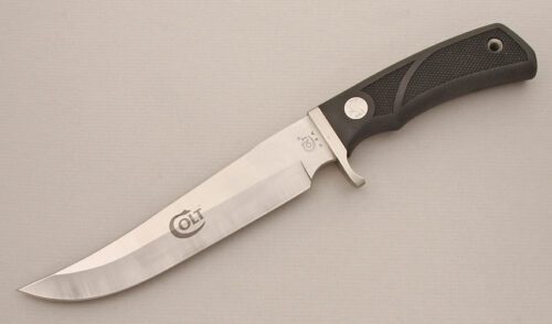 Colt Knives CT-3 Hunter with Rubber Handle handle material - Obverse Side - Item #KLC14244
