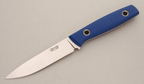 TRC Knives Splinter with Blue G10 Handle Scales handle material - Obverse Side - Item #KLC14301
