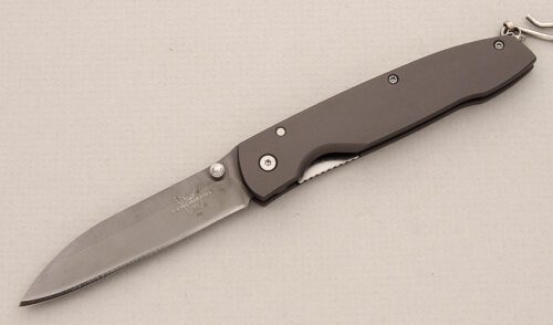 Benchmade Knives Model 450 Park Avenue with Titanium Handle handle material - Obverse Side - Item #KLC14307