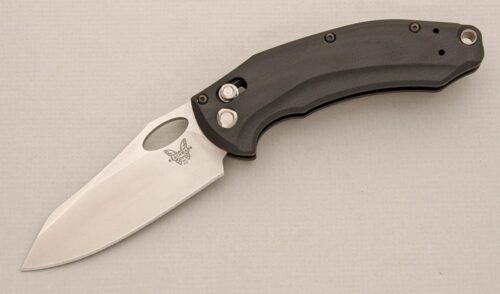 Benchmade Knives 818 Mini Loco First Production with Black G10 Handle Scales handle material - Obverse Side - Item #KLC14312