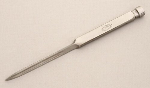 H.G. Long & Co Triangle Spike Dagger with N/A handle material - Obverse Side - Item #KLC14324