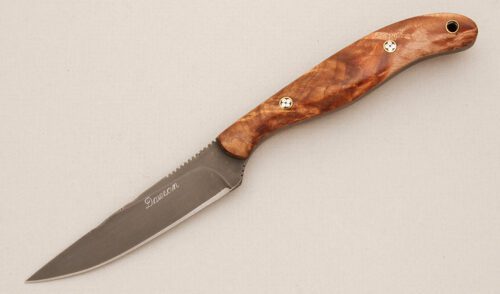 Barry Dawson Hunter with Burl Wood Scales handle material - Obverse Side - Item #KLC14336