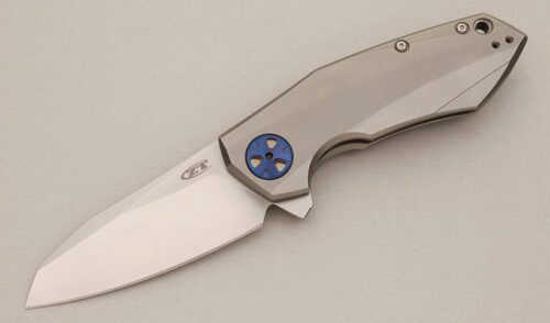 Kershaw Knives Zero Tolerance 0456 with Titantium Frame handle material - Obverse Side - Item #KLC14391