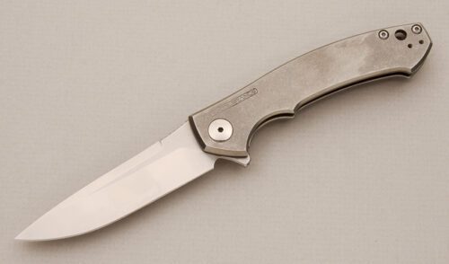Kershaw Knives Zero Tolerance 0450 with Titanium Frame handle material - Obverse Side - Item #KLC14392