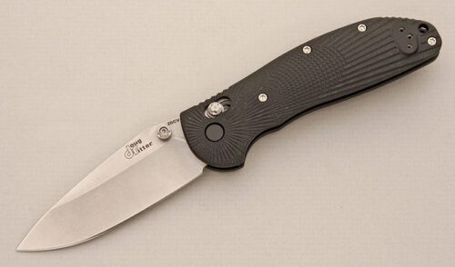 Hogue Knives RSK MK1-G2 with Black Machined G10 Frame handle material - Obverse Side - Item #KLC14405