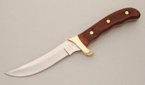 Buck Knives Akonua Hunter with Dymondwood Handle Scales handle material - Obverse Side - Item #KLC14413