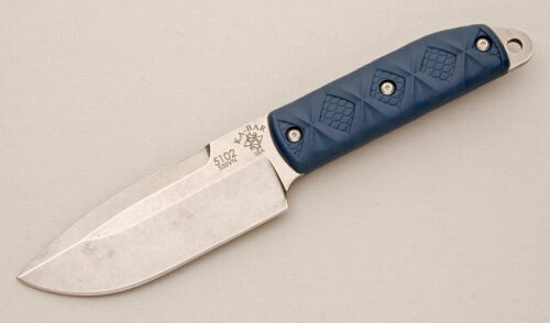 Ka-Bar Knives Snoddy Big Boss with Blue Zytel Handle handle material - Obverse Side - Item #KLC14488