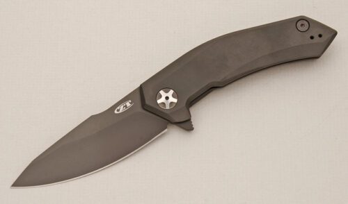 Kershaw Knives Zero Tolerance 095S Limited with Black Titanium Frame handle material - Obverse Side - Item #KLC14529