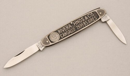 W.H. Morley & Sons Advertising Pen Knife with Coined Metal Handle handle material - Obverse Side - Item #KLC14537
