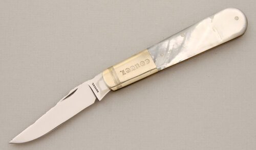 Coutel Knives Barlow with Mother Of Pearl Scales handle material - Obverse Side - Item #KLC14563