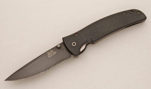EDI Knives Genesis with Textured G10 Scales handle material - Obverse Side - Item #KLC14566