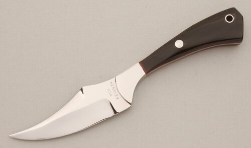Wayne Hensley Trailing Point Skinner with Smooth Buffalo Horn Scales handle material - Obverse Side - Item #KLC14577