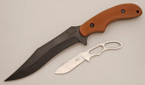 Ka-Bar Knives Adventure Bacon Maker with GFN-PA66 Scales handle material - Obverse Side - Item #KLC14642