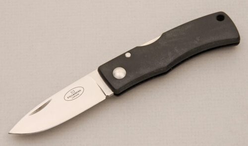 Fallkniven Knives U2 Gemini with Black Grilon Frame handle material - Obverse Side - Item #KLC14660