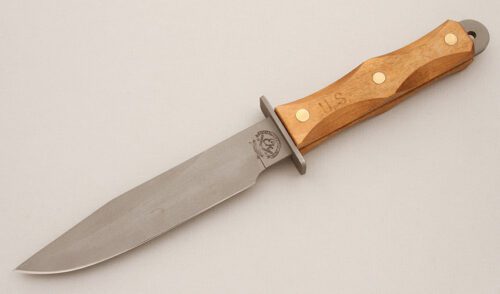 Ek Knives Commando with Exotic Wood Scales handle material - Obverse Side - Item #KLC14667
