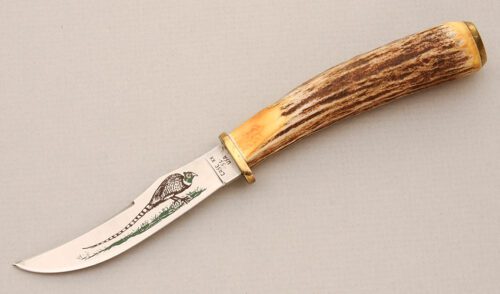 Case Cutlery 523-3 Small Game with Stag Handle handle material - Obverse Side - Item #KLC14674