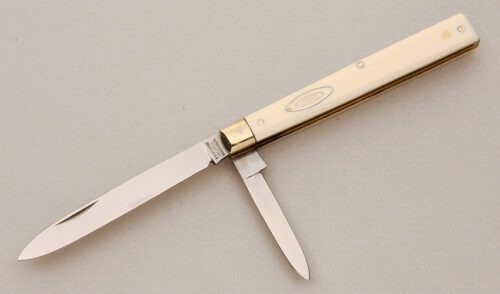 Case Cutlery W.R. Case & Sons Doctor Knife with Ivory Micarta Scales handle material - Obverse Side - Item #KLC14679