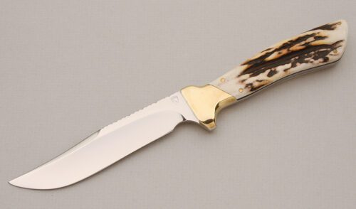 Norm Levine Hunter with Stag Scales handle material - Obverse Side - Item #KLC14694
