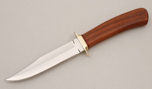 Ross Norfleet Clip Point Hunter with Cocobolo Handle handle material - Obverse Side - Item #KLC14699