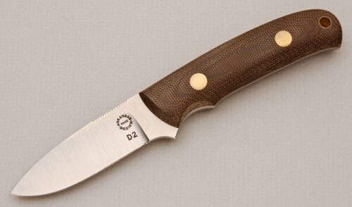 Dozier Knives Arkansas Traveler with Green Canvas Micarta Scales handle material - Obverse Side - Item #KLC14704