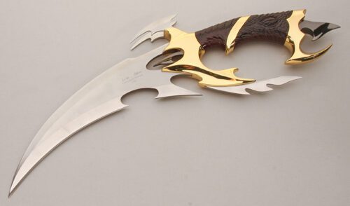 United Cutlery Gil Hibben Eye of Drakonus with Molded Plastic handle material - Obverse Side - Item #KLC14707