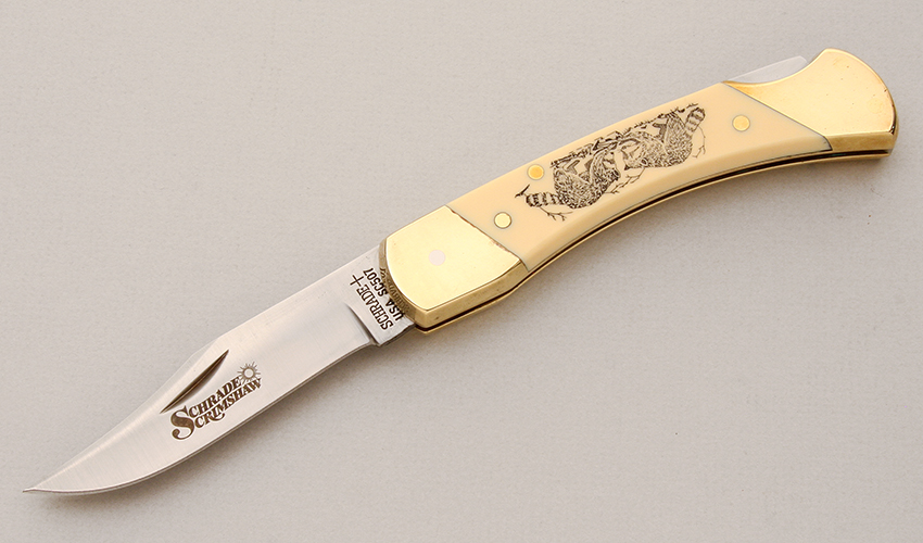 Schrade Cutlery SC507 Scrimshaw Lockback - KLC14717 - Secondary