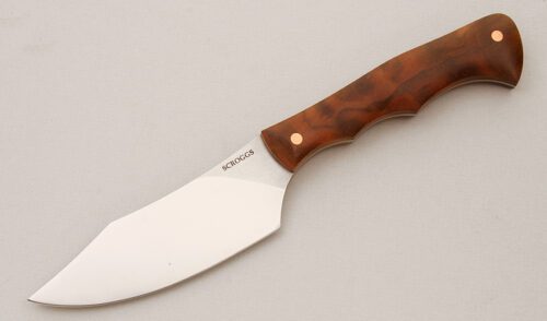 James Scroggs Model 4 with Bastonge Walnut Scales handle material - Obverse Side - Item #KLC14728