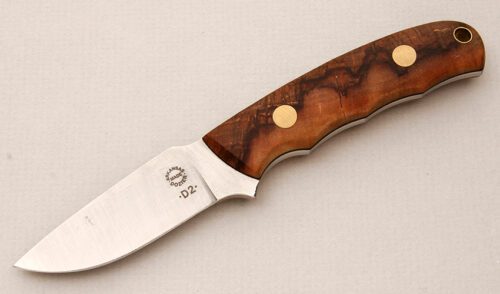 Dozier Knives Modified Personal with African Ironwood Scales handle material - Obverse Side - Item #KLC14737