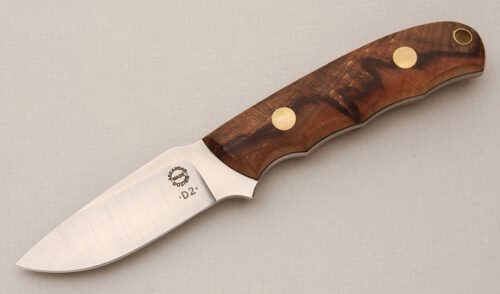 Dozier Knives Modified Personal with African Ironwood Scales handle material - Obverse Side - Item #KLC14738