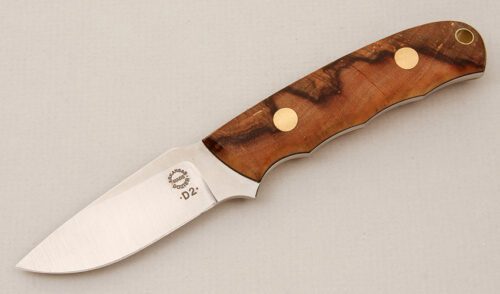 Dozier Knives Modified Personal with African Ironwood Scales handle material - Obverse Side - Item #KLC14751
