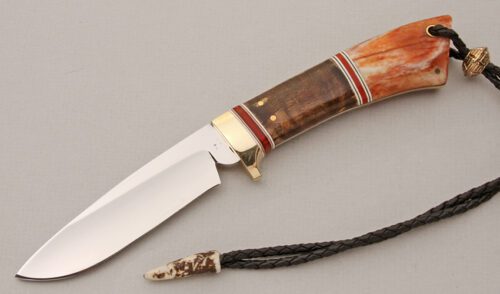 R.W. Wilson Hunter with Giraffe Bone & Warthog Tusk handle material - Obverse Side - Item #KLC14764