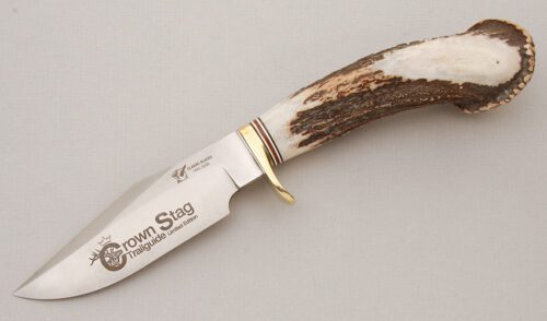 BlackJack Knives Trailguide Limited Edition with Stag Handle handle material - Obverse Side - Item #KLC14771