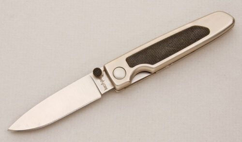 Kershaw Knives Kai 2415 Liner Lock with Aluminum Frame handle material - Obverse Side - Item #KLC14778