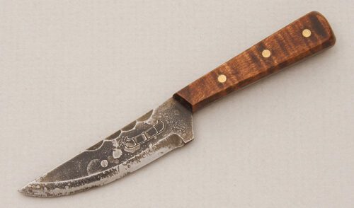 Ragweed Forge Miniature Hunter with Exotic Wood Scales handle material - Obverse Side - Item #KLC14807