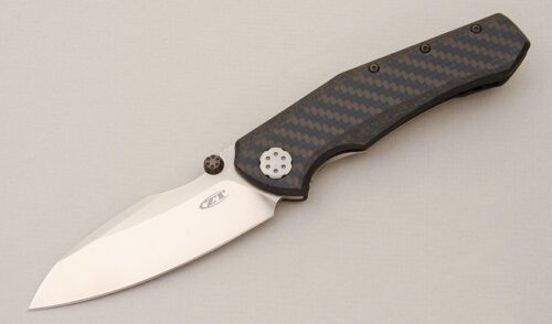 Kershaw Knives Zero Tolerance 850 with Carbon Fiber Composite Frame handle material - Obverse Side - Item #KLC14822