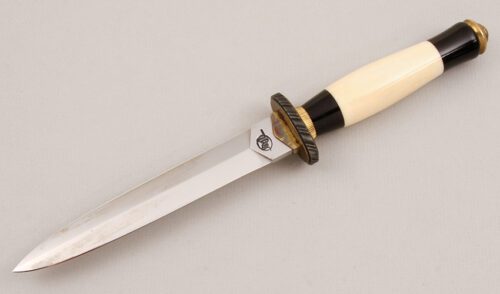Citadel Knives Dagger with Smooth Stag Handle handle material - Obverse Side - Item #KLC14845