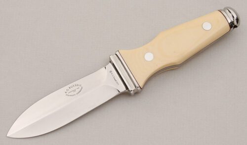 A.G. Russell 1977 Sting II with Ivory Rucarta Scales handle material - Obverse Side - Item #KLC14903