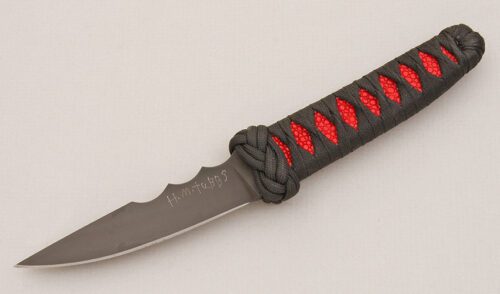 H.M. Tubbs Custom Fighter with Cord Wrapped Stingray handle material - Obverse Side - Item #KLC14915