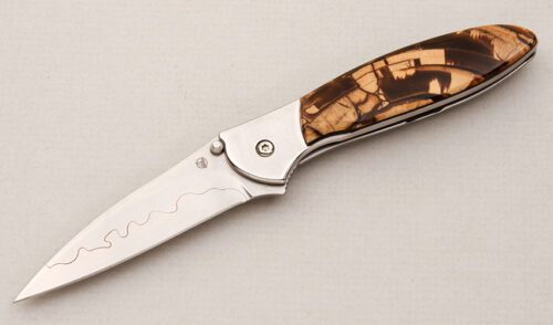 Santa Fe Stoneworks Kershaw Leek with Mammoth Ivory Scale