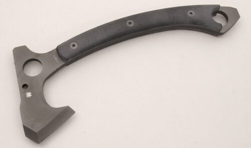Spyderco Knives H01 Szabohawk with Black G-10 Scales handle material - Obverse Side - Item #KLC14986