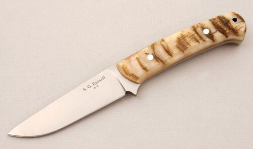A.G. Russell Laplander Hunter with Ram Horn Scales handle material - Obverse Side - Item #KLC15006