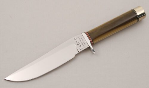 Matt Floyd Randall Style Hunter with Horn Handle handle material - Obverse Side - Item #KLC15011