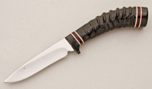 R.W. Wilson Small Hunter with Kudu Horn Handle handle material - Obverse Side - Item #KLC15025