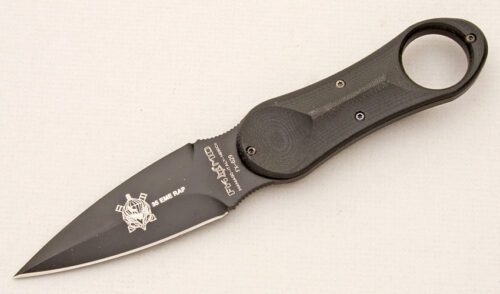 Fox Cutlery U.T.K. Undercover Tactical with Black G-10 Scales handle material - Obverse Side - Item #KLC15032