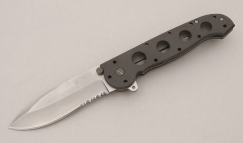 CRKT Knives M21-14 Kit Carson "Big Dog" with Aluminum Frame handle material - Obverse Side - Item #KLC15043