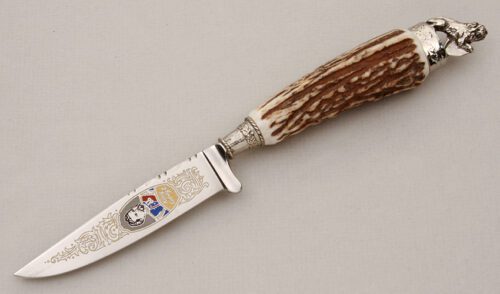 Unknown Maker Gaucho Hunter with Stag Handle handle material - Obverse Side - Item #KLC15067