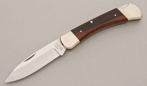 Grohmann Knives Lockback Folder with Rosewood Scales handle material - Obverse Side - Item #KLC15113
